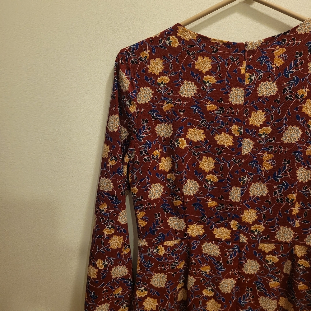 Floral Long Sleeve Dress